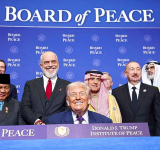 At Board of Peace debut, Trump announces  global commitments for Gaza reconstruction